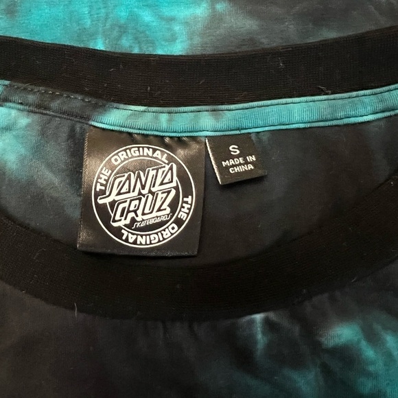 Santa Cruz Tie-Dye Long Sleeve Shirt Small - Picture 6 of 9